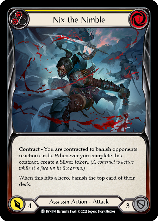 Nix the Nimble (Yellow) - Flesh and Blood TCG - MoxLand