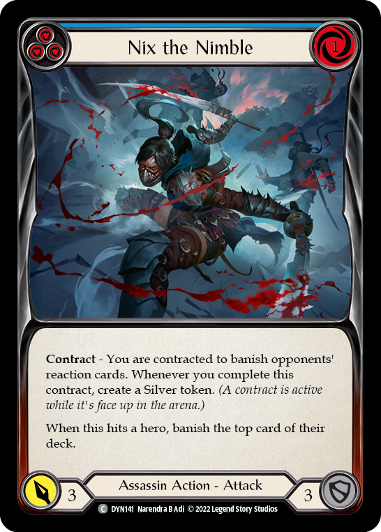 Nix the Nimble (Blue) - Flesh and Blood TCG - MoxLand