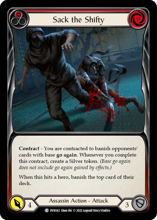 Sack the Shifty (Red) - Flesh and Blood TCG - MoxLand