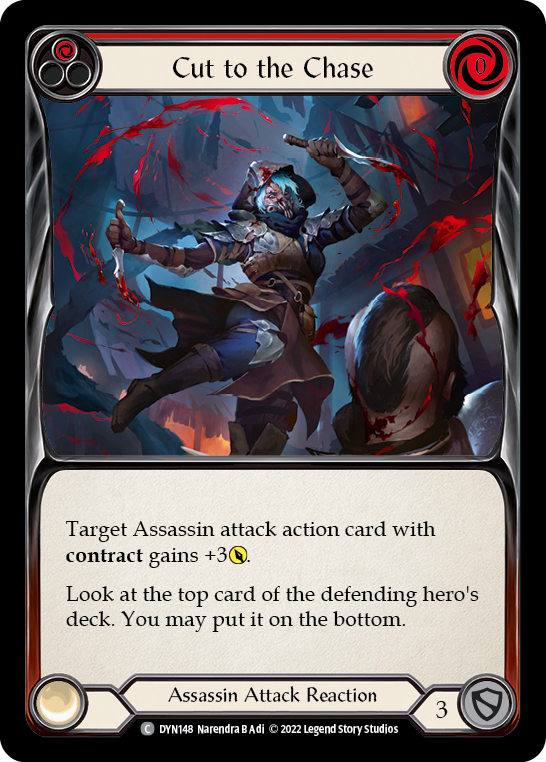 Cut to the Chase (Red) - Flesh and Blood TCG - MoxLand