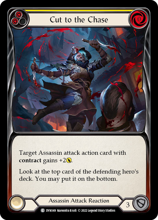 Cut to the Chase (Yellow) - Flesh and Blood TCG - MoxLand