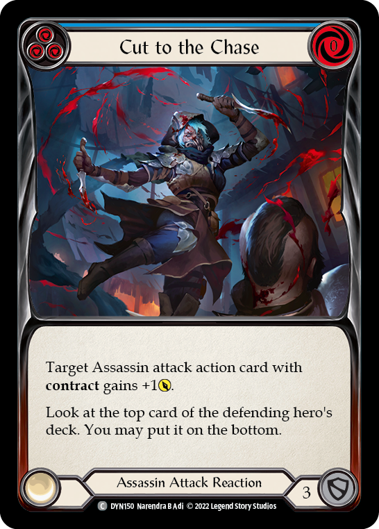 Cut to the Chase (Blue) - Flesh and Blood TCG - MoxLand