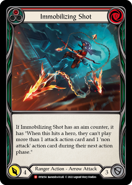Immobilizing Shot (Red) - Flesh and Blood TCG - MoxLand