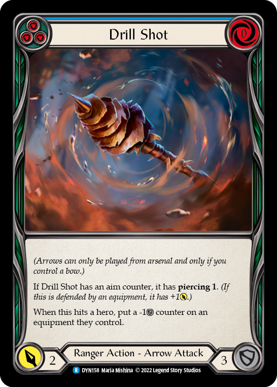 Drill Shot (Blue) - Flesh and Blood TCG - MoxLand