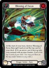 Blessing of Focus (Red) - Flesh and Blood TCG - MoxLand