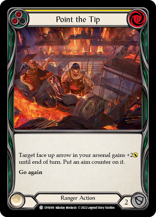 Point the Tip (Yellow) - Flesh and Blood TCG - MoxLand