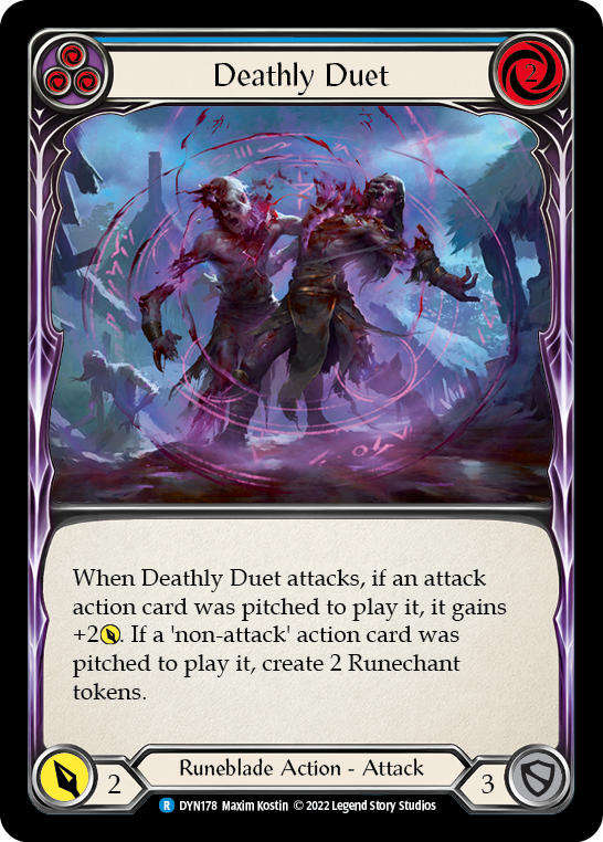 Deathly Duet (Blue) - Flesh and Blood TCG - MoxLand