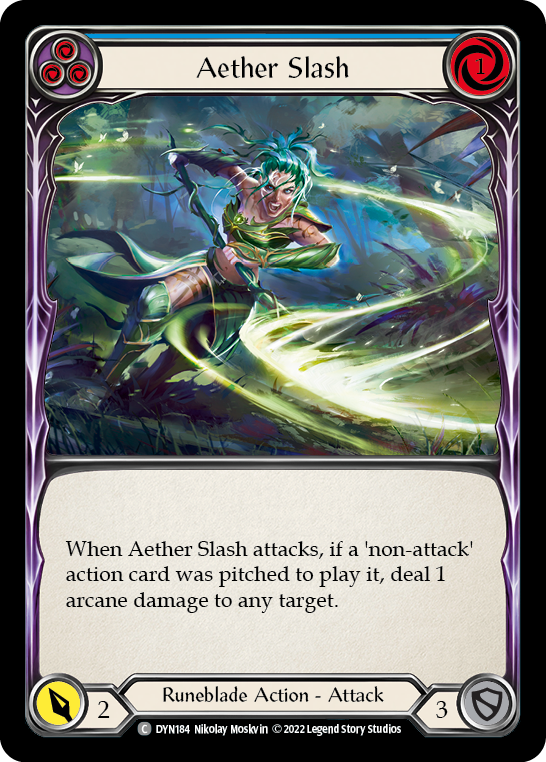 Aether Slash (Blue) - Flesh and Blood TCG - MoxLand