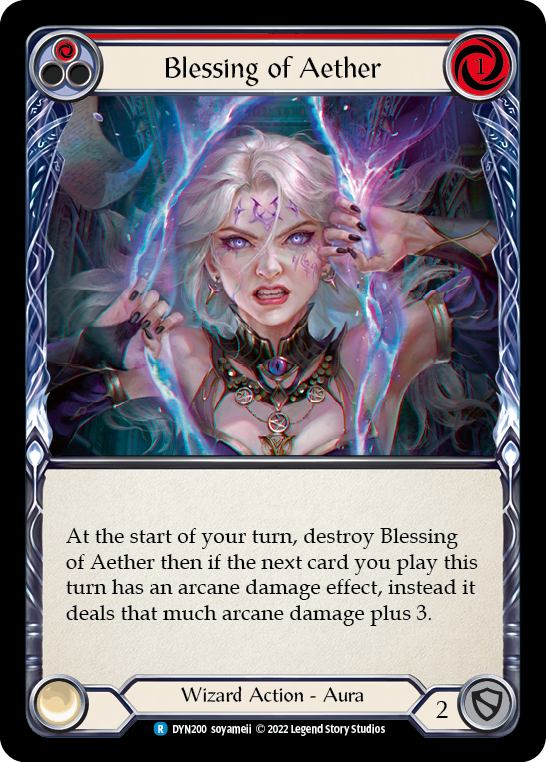 Blessing of Aether (Red) - Flesh and Blood TCG - MoxLand
