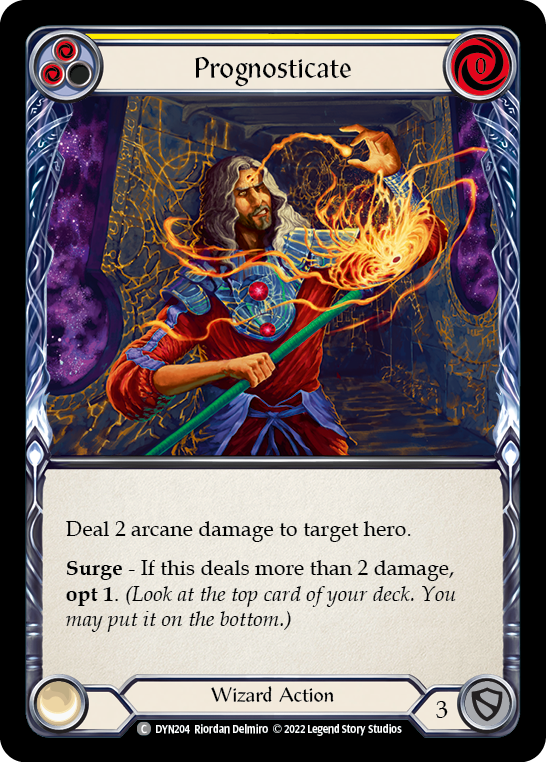 Prognosticate (Yellow) - Flesh and Blood TCG - MoxLand
