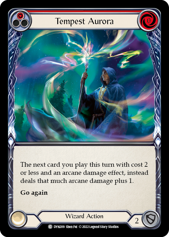 Tempest Aurora (Red) - Flesh and Blood TCG - MoxLand