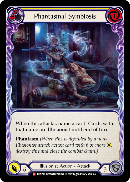 Phantasmal Symbiosis (Yellow) - Flesh and Blood TCG - MoxLand