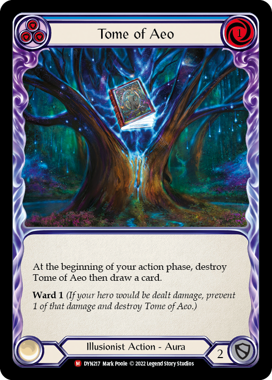 Tome of Aeo (Blue) - Flesh and Blood TCG - MoxLand