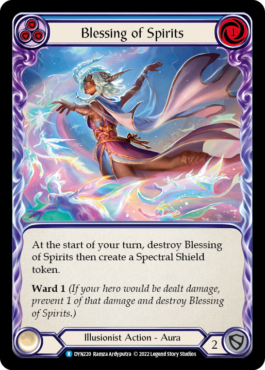 Blessing of Spirits (Blue) - Flesh and Blood TCG - MoxLand
