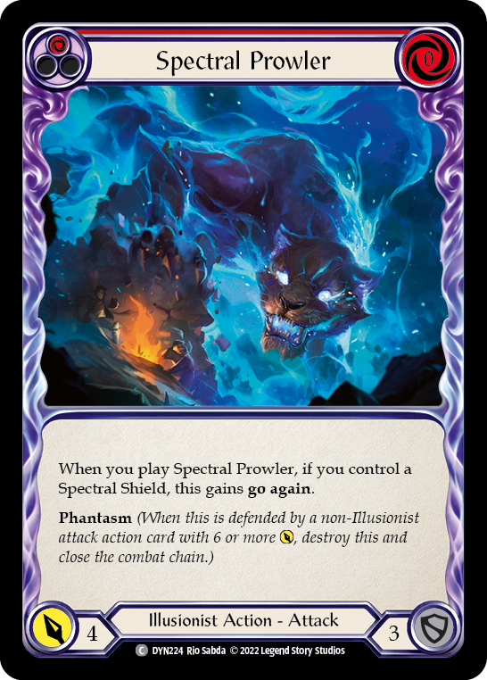 Spectral Prowler (Red) - Flesh and Blood TCG - MoxLand