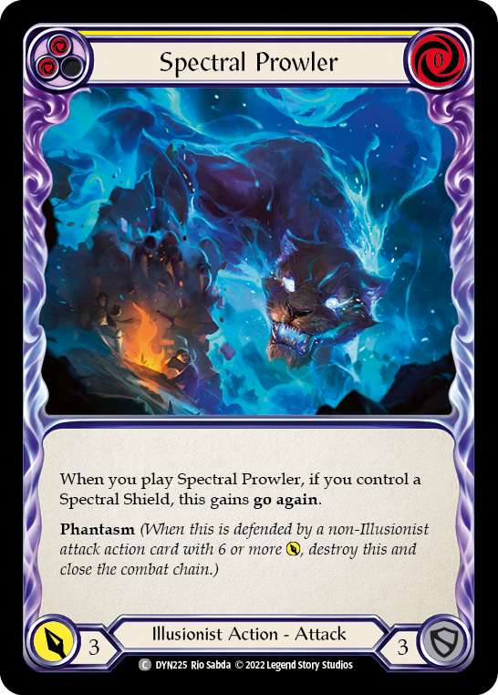 Spectral Prowler (Yellow) - Flesh and Blood TCG - MoxLand