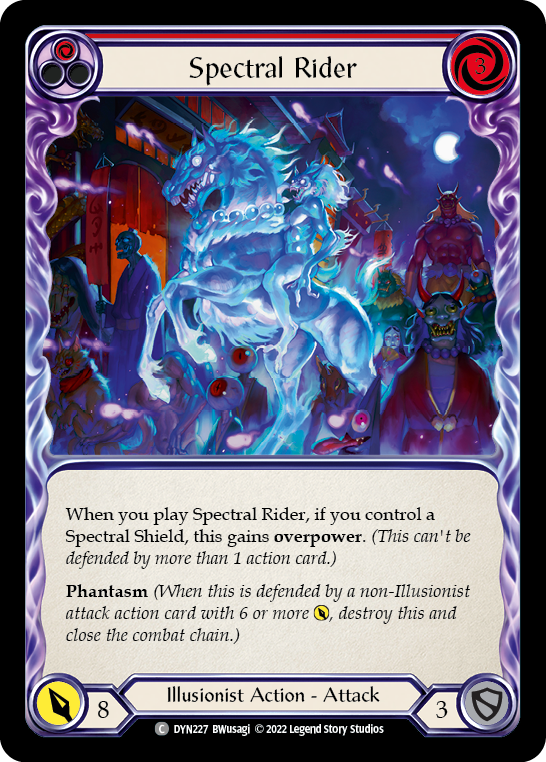 Spectral Rider (Red) - Flesh and Blood TCG - MoxLand