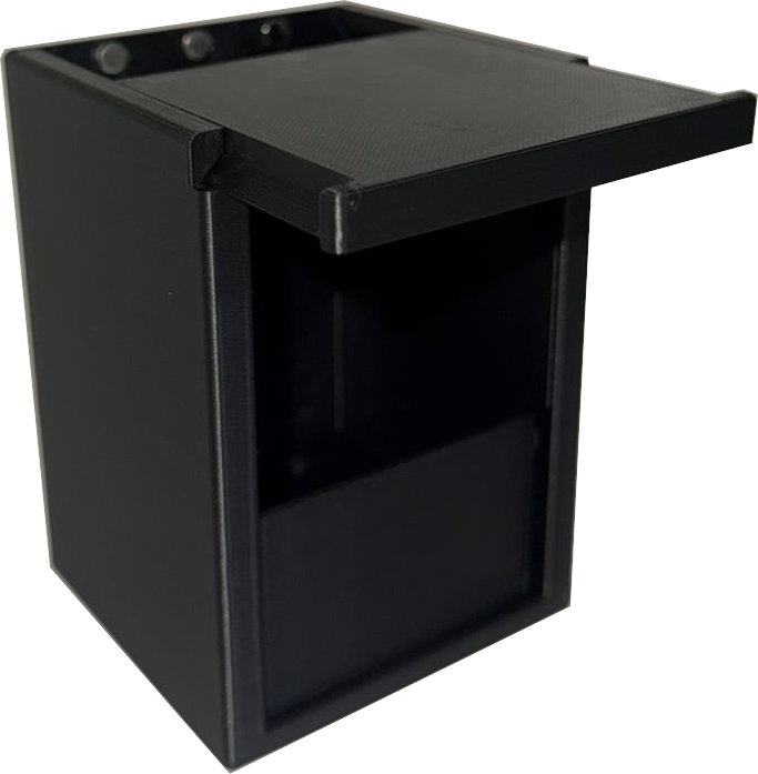 Deck Box Magnetic Showcase 100+ Preto - 3Deck - MoxLand