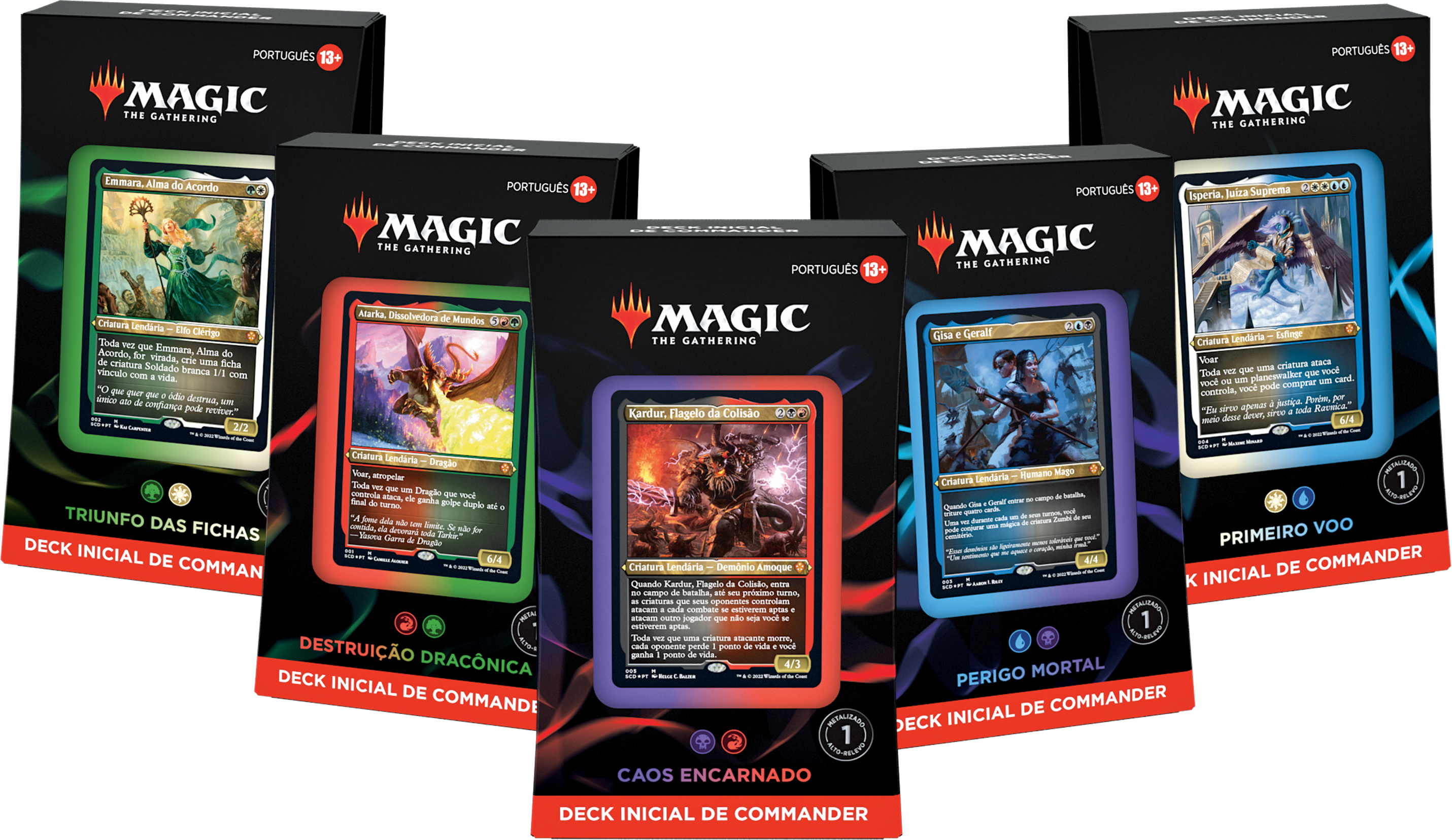 Decks Iniciais de Commander - 1 Deck de cada - Magic: The Gathering - MoxLand