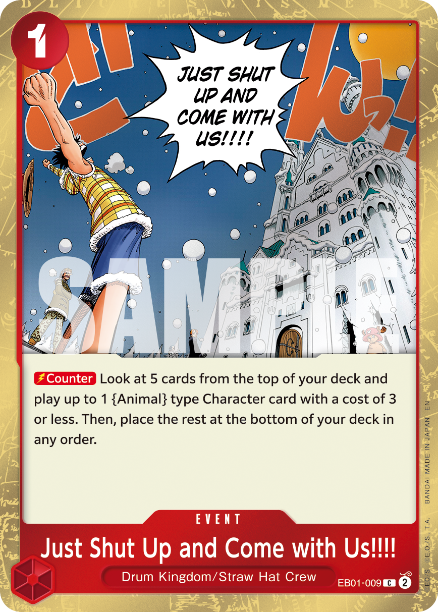 Just Shut Up and Come with Us!!!! - One Piece Card Game - MoxLand