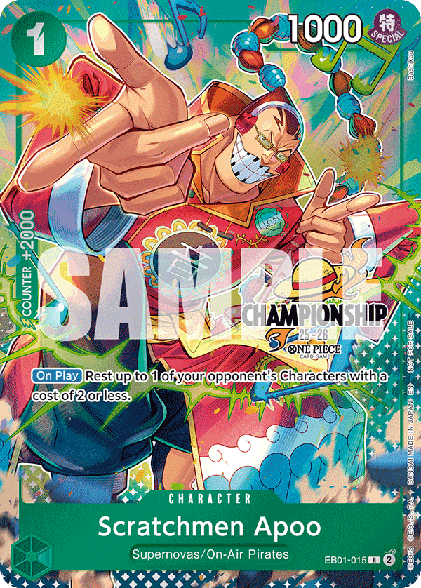 Scratchmen Apoo - One Piece Card Game - MoxLand