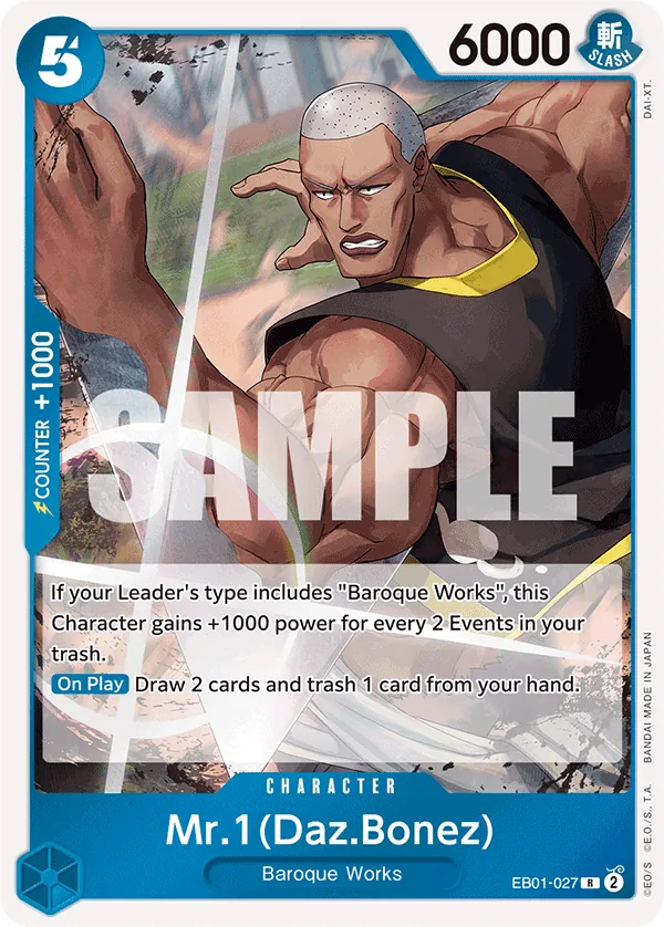 Mr.1(Daz.Bonez) - ONE PIECE CARD GAME - MoxLand