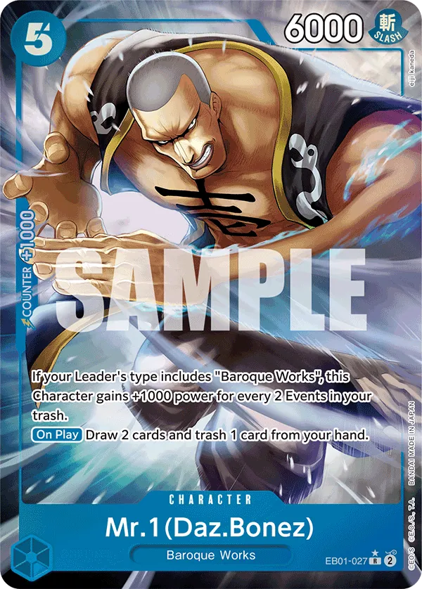 Mr.1(Daz.Bonez) - ONE PIECE CARD GAME - MoxLand