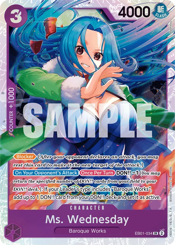 Ms. Wednesday - ONE PIECE CARD GAME - MoxLand