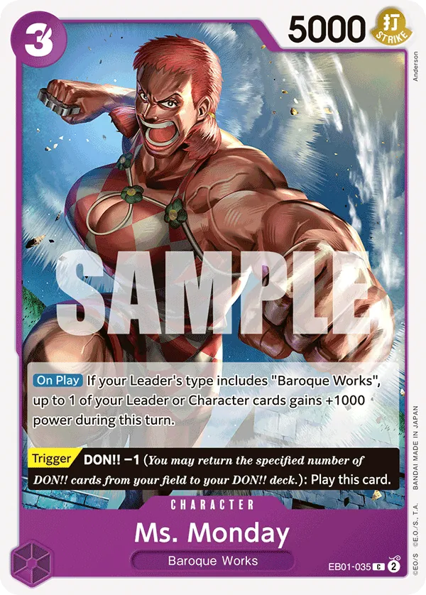 Ms. Monday - ONE PIECE CARD GAME - MoxLand