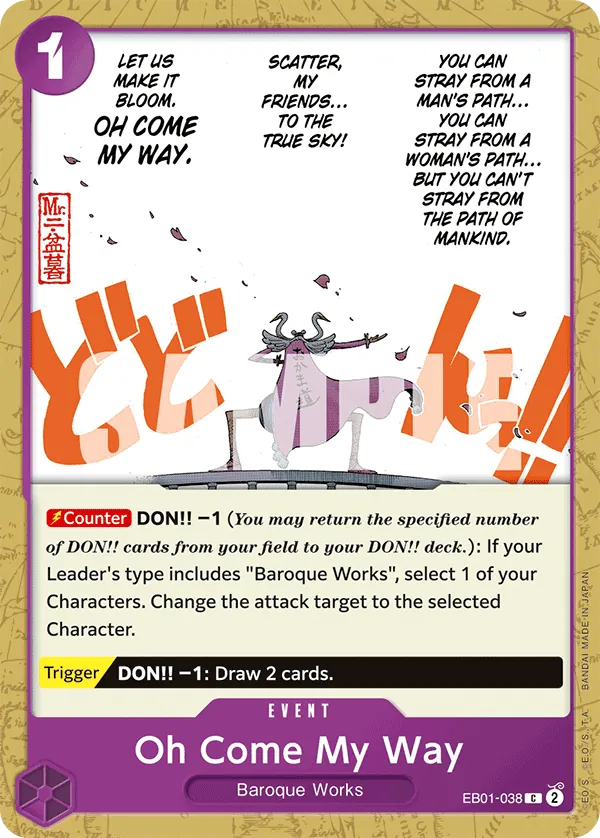 Oh Come My Way - ONE PIECE CARD GAME - MoxLand