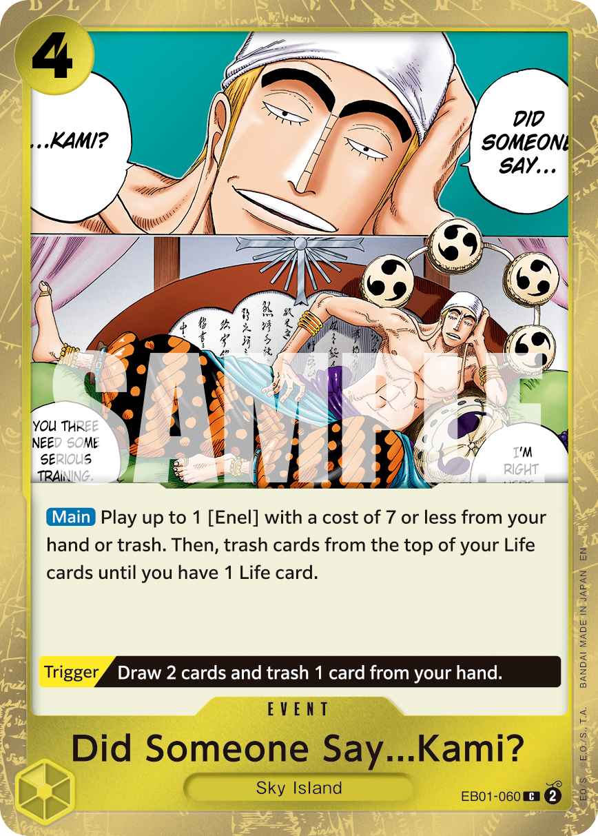 Did Someone Say...Kami? - One Piece Card Game - MoxLand