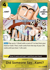 Did Someone Say...Kami? - One Piece Card Game - MoxLand
