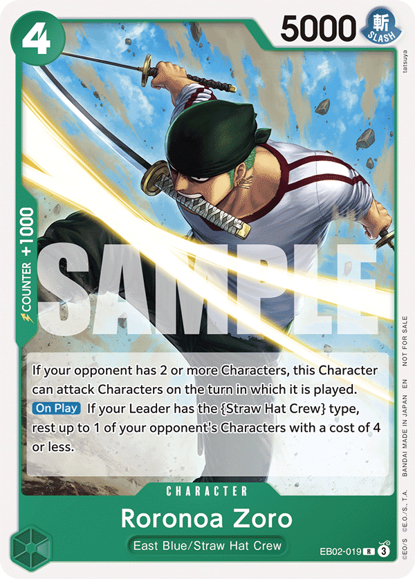 Roronoa Zoro - One Piece Card Game - MoxLand