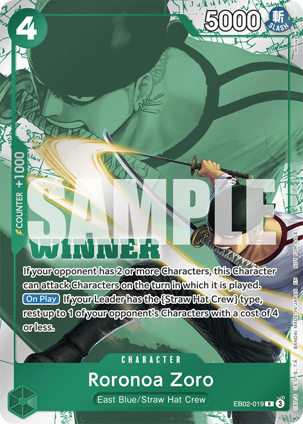 Roronoa Zoro - One Piece Card Game - MoxLand