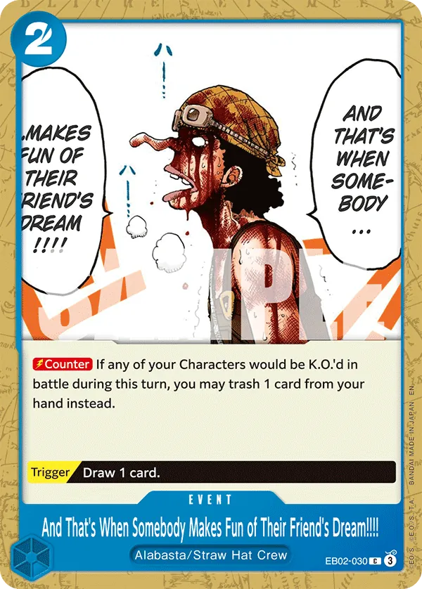 And That's When Somebody Makes Fun of Their Friend's Dream!!!! - ONE PIECE CARD GAME - MoxLand