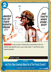 And That's When Somebody Makes Fun of Their Friend's Dream!!!! - ONE PIECE CARD GAME - MoxLand