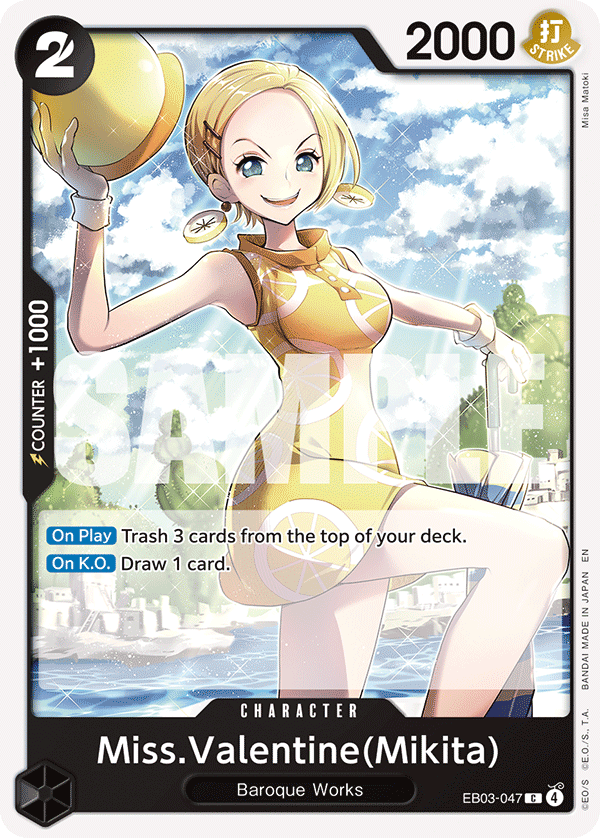 Miss.Valentine(Mikita) - One Piece Card Game - MoxLand