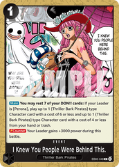 I Knew You People Were Behind This. - One Piece Card Game - MoxLand