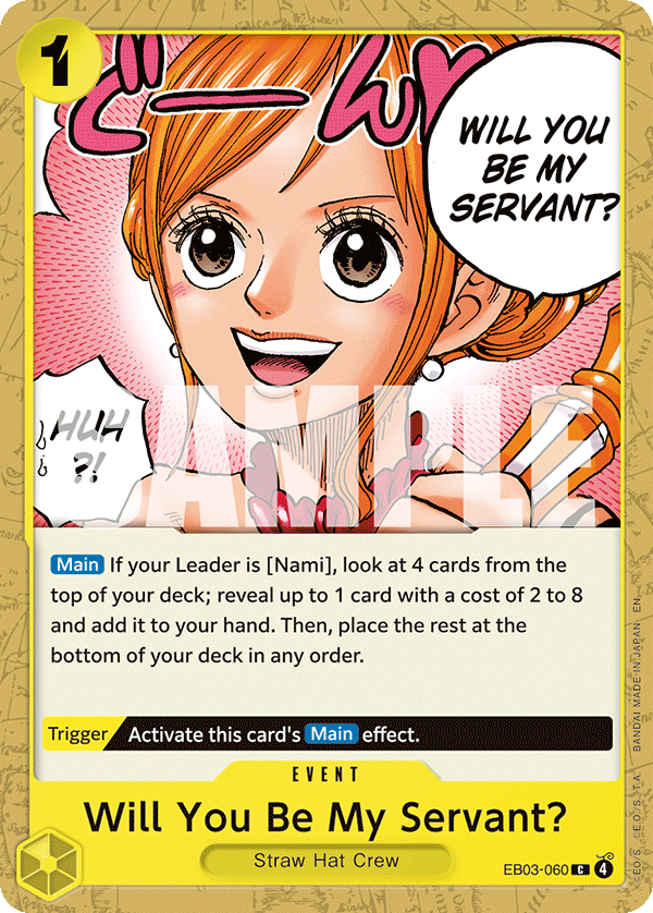 Will You Be My Servant? - One Piece Card Game - MoxLand