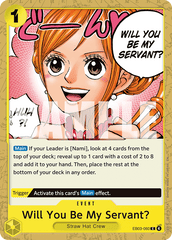 Will You Be My Servant? - One Piece Card Game - MoxLand