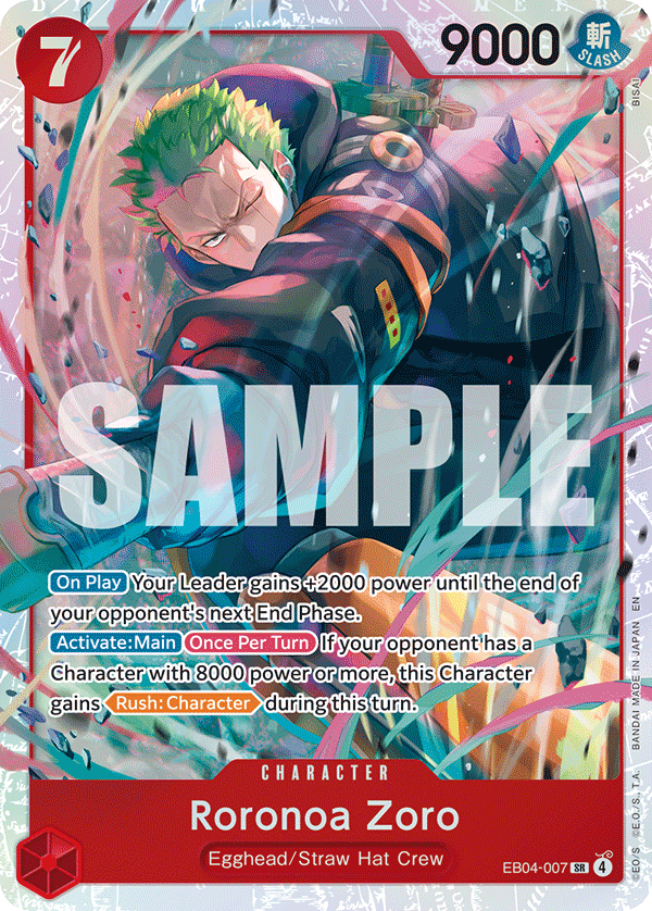 Roronoa Zoro - One Piece Card Game - MoxLand