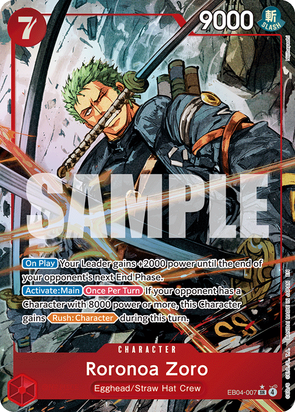 Roronoa Zoro - One Piece Card Game - MoxLand