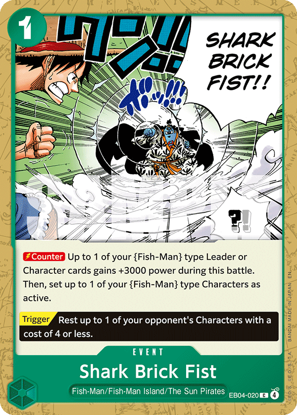 Shark Brick Fist - One Piece Card Game - MoxLand