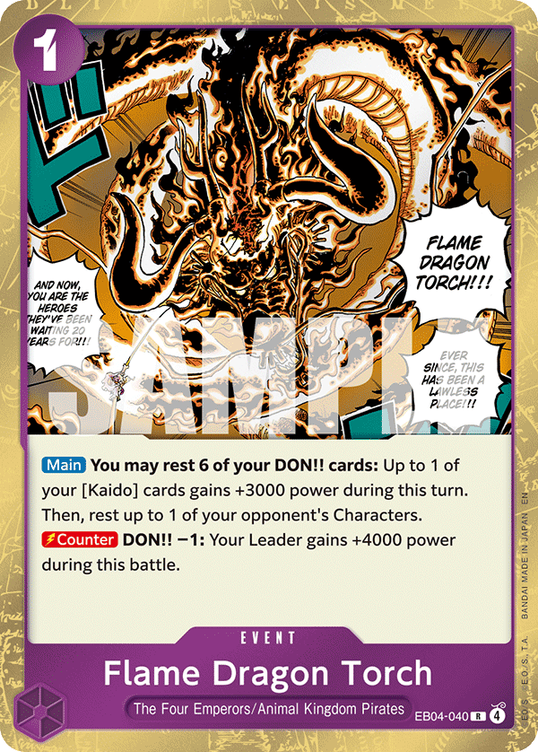 Flame Dragon Torch - One Piece Card Game - MoxLand
