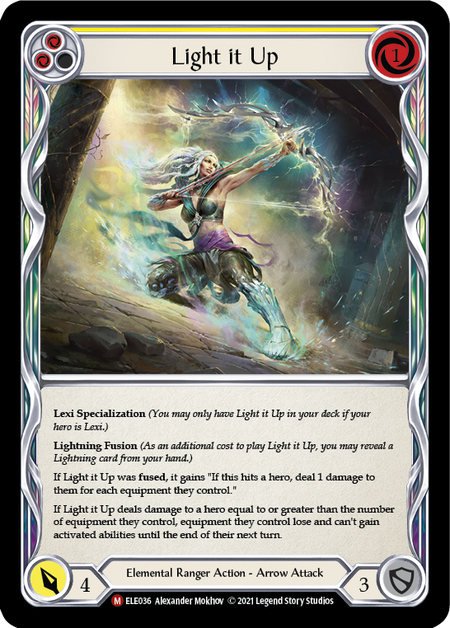 Light it Up (Yellow) - Flesh and Blood TCG - MoxLand