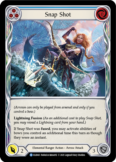 Snap Shot (Blue) - Flesh and Blood TCG - MoxLand