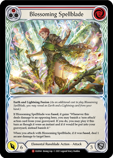 Blossoming Spellblade (Red) - Flesh and Blood TCG - MoxLand
