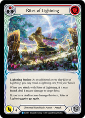 Rites of Lightning (Red) - Flesh and Blood TCG - MoxLand