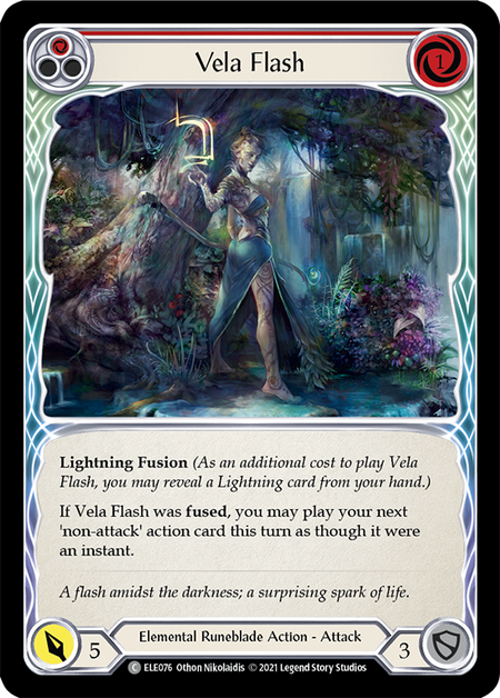 Vela Flash (Red) - Flesh and Blood TCG - MoxLand