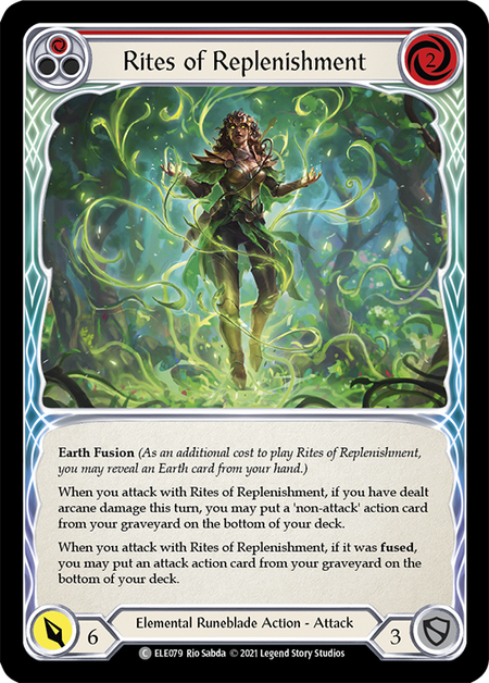 Rites of Replenishment (Red) - Flesh and Blood TCG - MoxLand